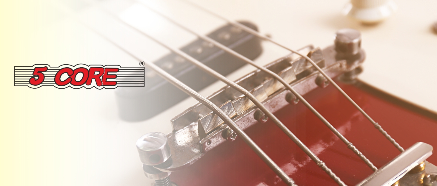 5 Core Acoustic Guitar Strings Brass Extra Light 6 String Set for All Acoustic Guitars