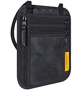 VENTURE 4TH Slim Minimalist Design Travel Neck Wallet, RFID Blocking Passport Holder for Men &amp; Wo...