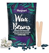 Maxpearl Wax Beads for Hair Removal, 2.5lb Hard Wax Beans Refill Bag for Brazilian Bikini, Face, ...