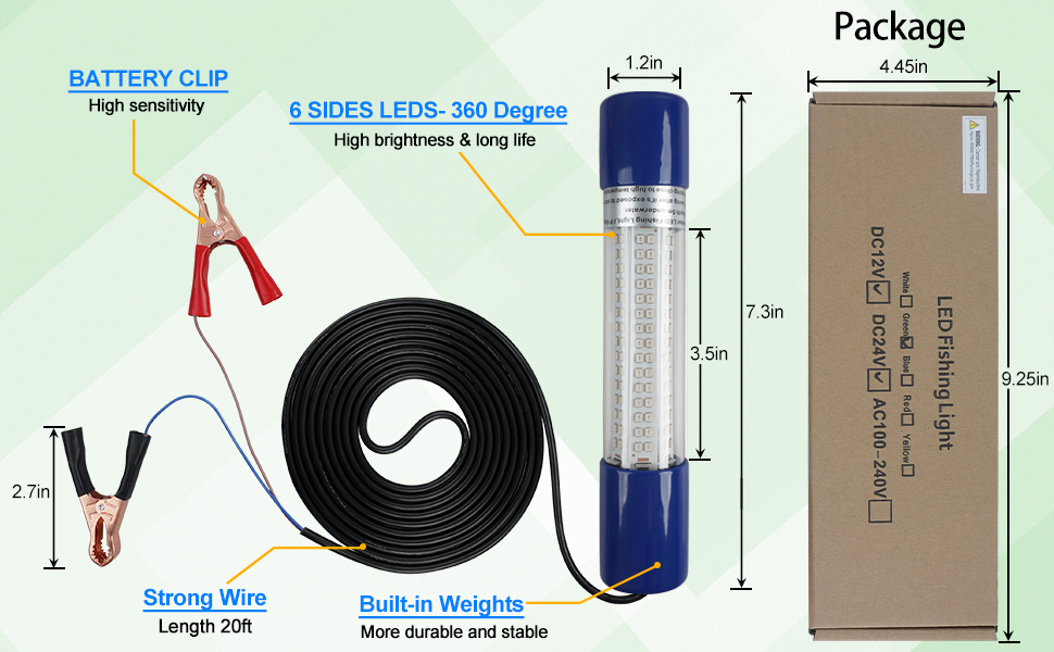 18w fishing light
