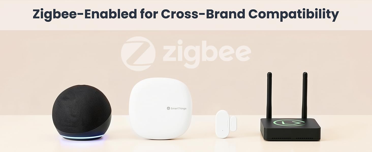 Zigbee-Enabled for Cross-Brand Compatibility
