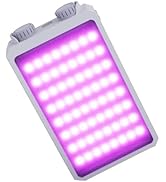 JatureClets Portable LED Video Light 25W RGB Pocket-Sized Mini Portable Light 8000 Lumens Tempera...