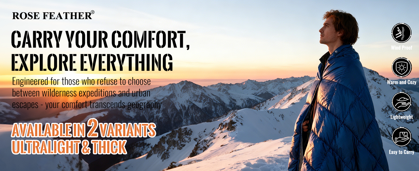 Down Camping Blanket