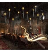 kakoya Flameless Floating Candles with Wand,12 Pcs Magic LED Hanging Taper Candles,Flickering Bat...