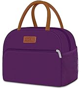 Coobiiya Lunch Bag Women, Lunch Box for Women Adult Men, Small Leakproof Cute Lunch Tote Large Ca...
