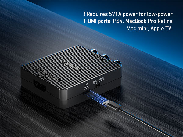 BENFEI HDMI to RCA Adapter, 1080p HDMI to AV 3RCA CVBS Composite Video Audio Converter