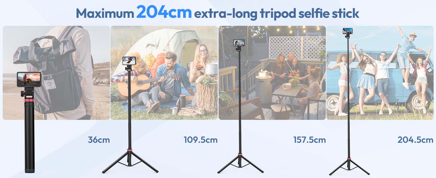 ULANZI MT-79 Extendable Tripod Aluminum, 81" Portable Adjustable Light Stand
