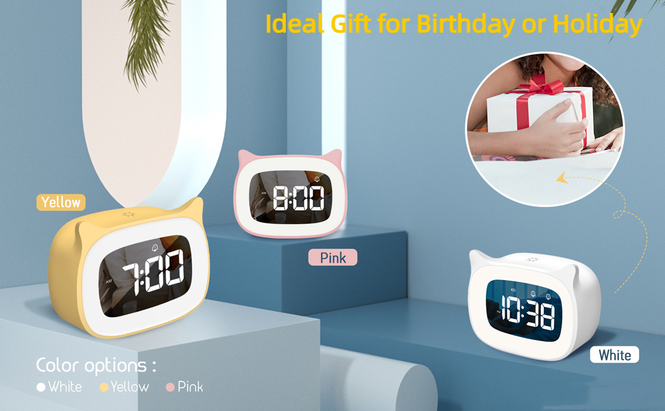 digital alarm clock for kids lersgoo lersgo