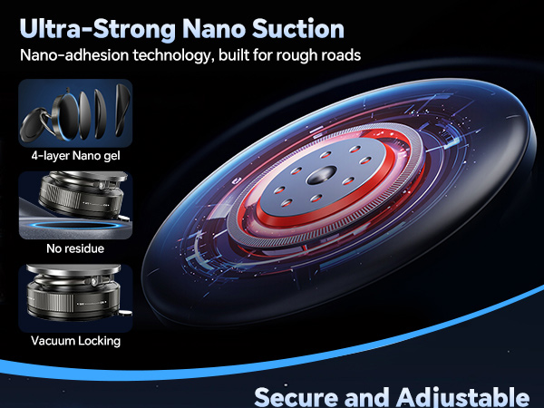 Vacuum Magnetic Car Phone Holder