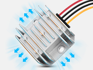 Nilight 120W 24V to 12V 10A DC Converter Regulator Reducer Golf Cart Voltage Converter Regulator