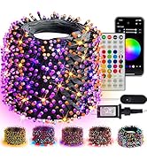 TW SHINE Smart Color Changing Halloween Lights Outdoor, 328FT 1000 LED RGB Christmas String Light...