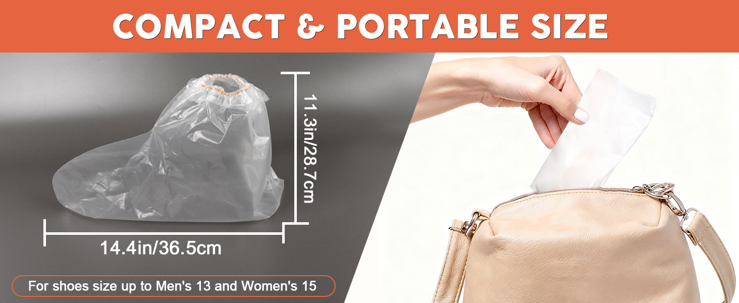 portable travel shoe covers waterproof anti-dust