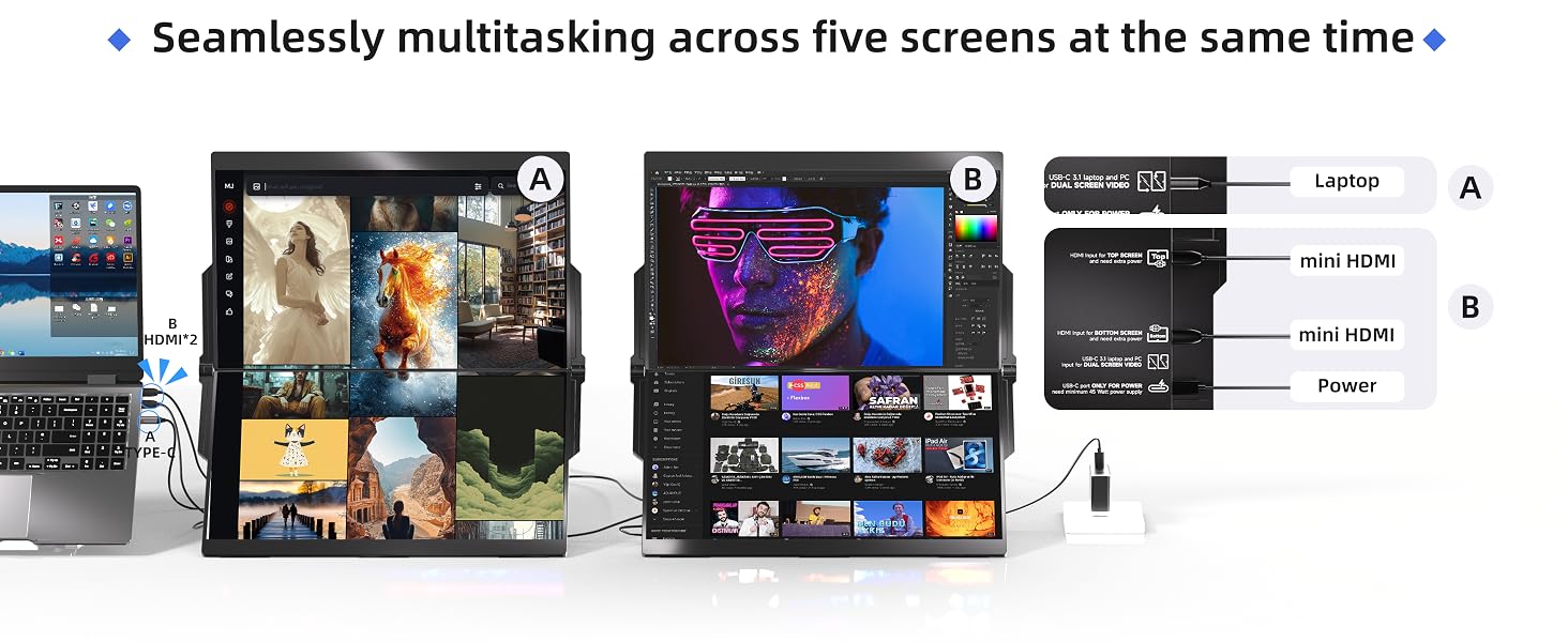portable laptop screen extender