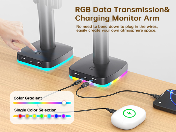 Single RGB Monitor Stand