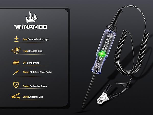 PROBE TESTER WITH LIGHT FOR CAR