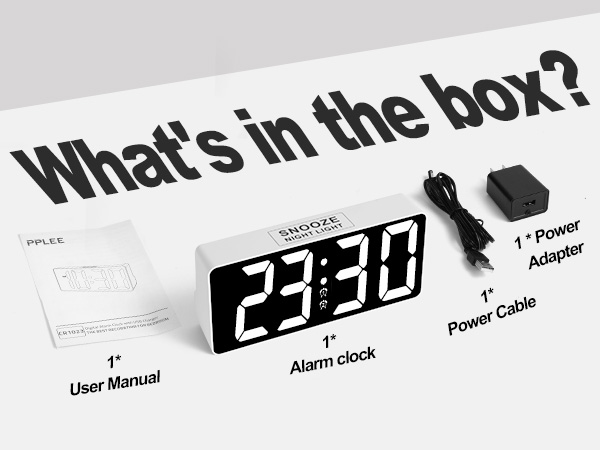 digital alarm clock