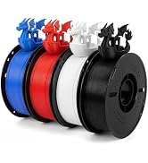 Epelay Epelay PLA+ Filament Bundle, PLA+ 3D Printing Filament 1.75mm, Neatly Wound, Dimensional A...