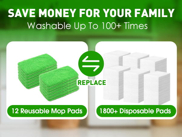 reusable mop pads