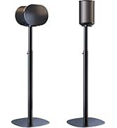 Speaker Stands for Sonos Era-100 &amp; Era-300 - Height Adjustable Floor Stands 29.1''–39'', Dual-Mou...