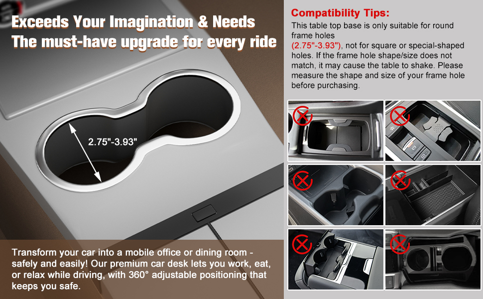 food tray for car