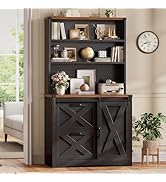 SEDETA 2 Drawer Filing Cabinet, Farmhouse File Cabinet for Home Office fits Legal/Letter/A4 File,...