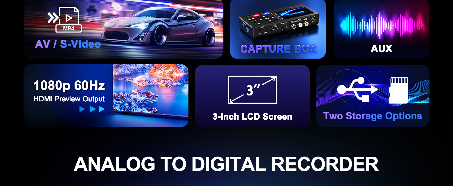 PORTTA VHS to Digital Converter