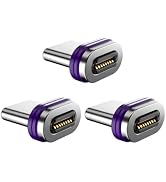 EndlesShine 16-Pin Magnetic USB C Tips 3Pack, 240W PD Fast Charging, Breakaway Connector for Port...