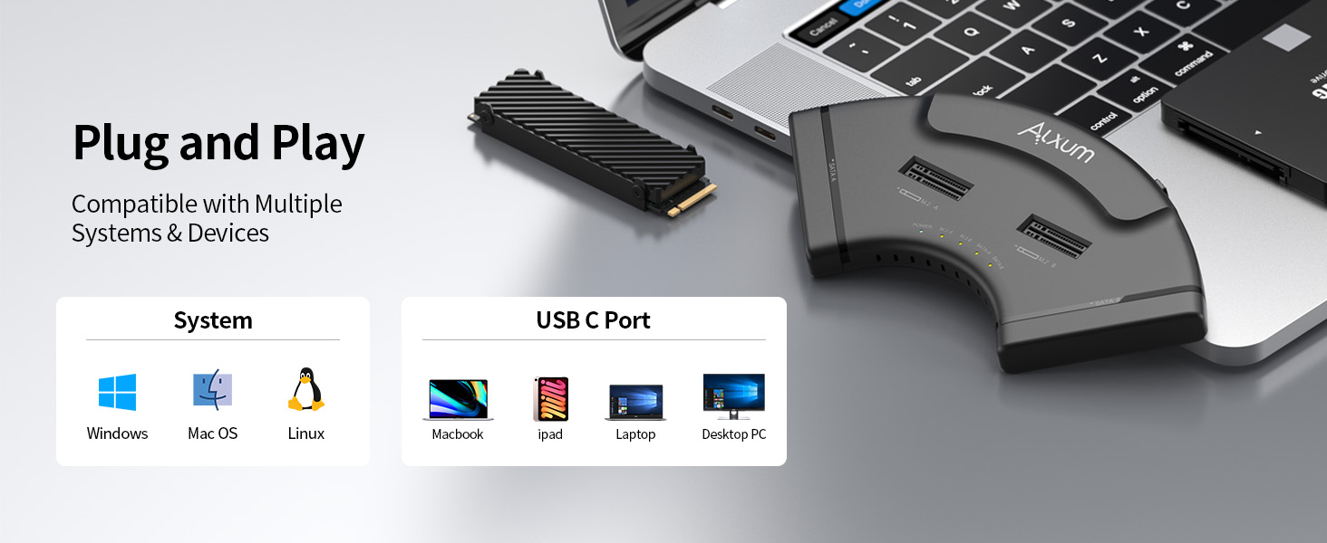 NVMe &amp;amp; SATA M.2 Reader