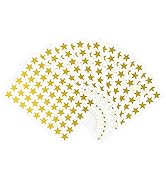 Hybsk 540 Counts Small Gold Star Stickers for Reward 0.5 Inch Metallic Foil Teacher Star Labels (...