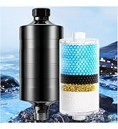Larger Premium Metal Shower Filter, Stainless Steel 304, Clean Soft Water, Remove 99% Chlorine, I...
