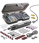 Upgraded high-speed engraving pen with a lightweight, durable body and 6 adjustable speeds for be...