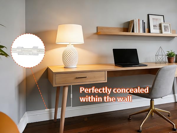 clear extension cord indoor