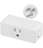 Multi Plug Outlet Extender 1pack, Multiple Outlet Splitter, 3 Outlet Grounding Wall Adapter, Mult...