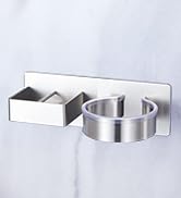 XILIMEN Hair Straightener Holder, Blow Dryer Holder Wall Mounted, Hair Tool Organizer, Hair Dryer...