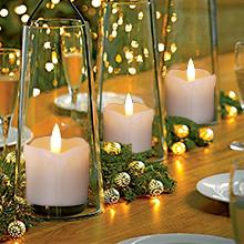 Flameless Votive Candles with Timer