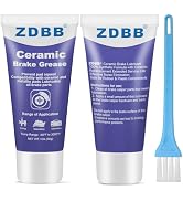 ZDBB Ceramic Brake Caliper Grease Synthetic Formula with Ceramic Reinforcement LifeEffective Nois...