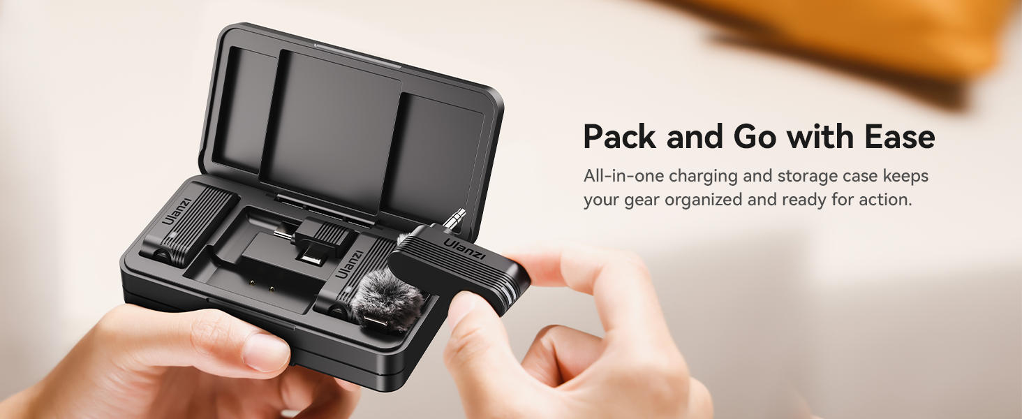 wireless mic for camera video recording