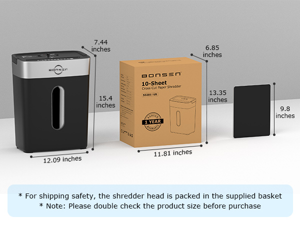 BONSEN Paper Shredder for Home Office