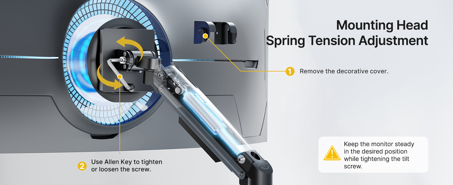 wall mounted monitor arm