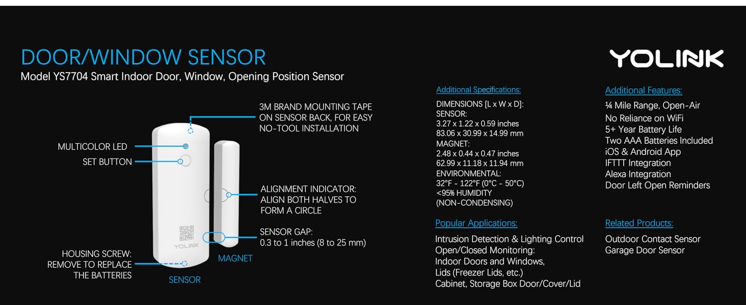 door sensor datasheet long