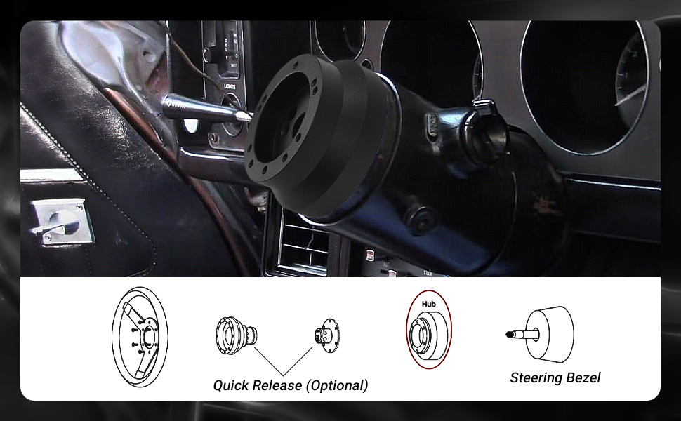 steering wheel hub adapter
