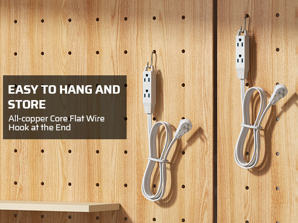 extension cord white 6ft