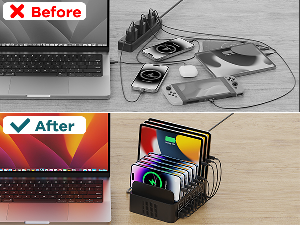 charging station for multiple devices