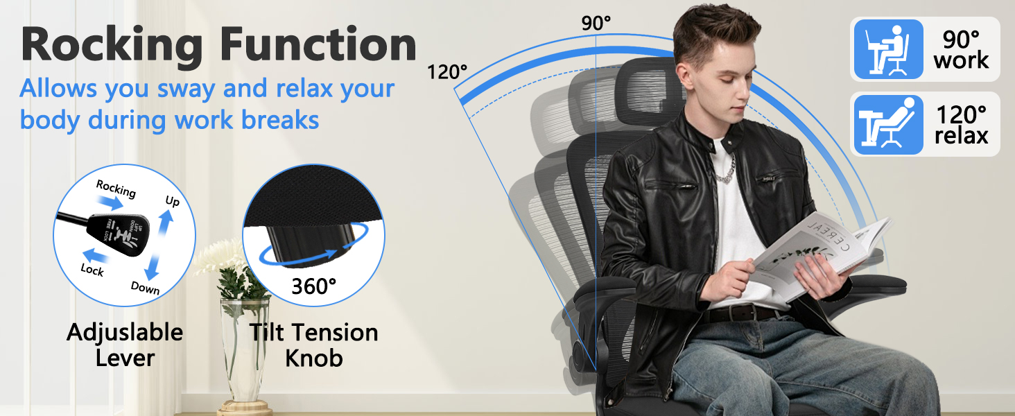 black office chair