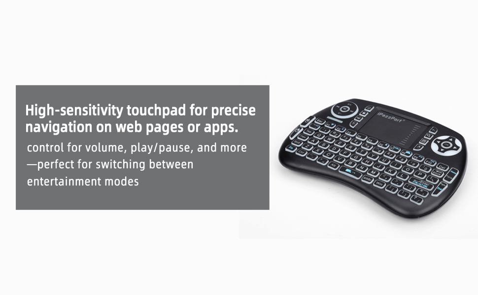sensitivity touchpad