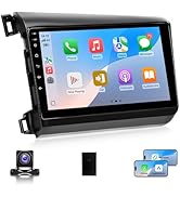 XGU Android 13 Stereo for Honda Civic 2012 2013 2014 2015 with Apple CarPlay Android Auto | 9" IP...
