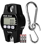 GRAM PRES Digital Hanging Crane Scale 660LB/300KG, Deer Hunting Scales, Farm,Fishing, Fish, Meat,...
