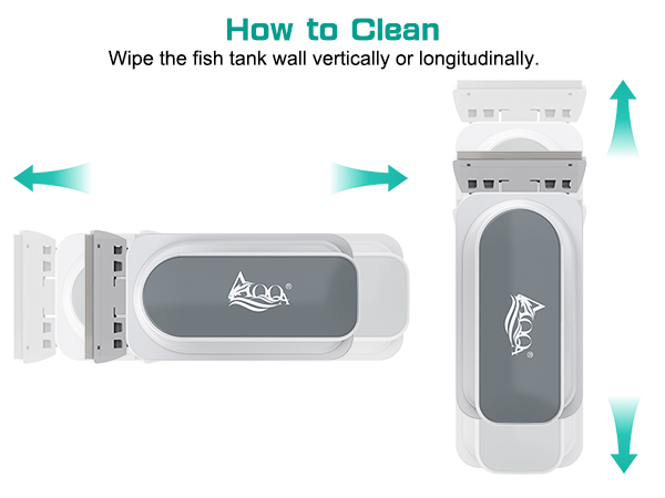 Aquarium Magnetic Fish Tank Glass Cleaner