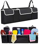Car Trunk Organizer and Storage, Backseat Hanging Organizer for SUV, Truck, MPV, Waterproof, Coll...
