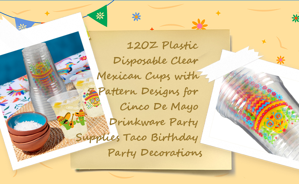 Hawaiian Luau Party Decorations Cups